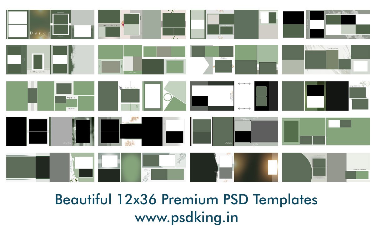 Beautiful 12x36 Premium PSD Templates
