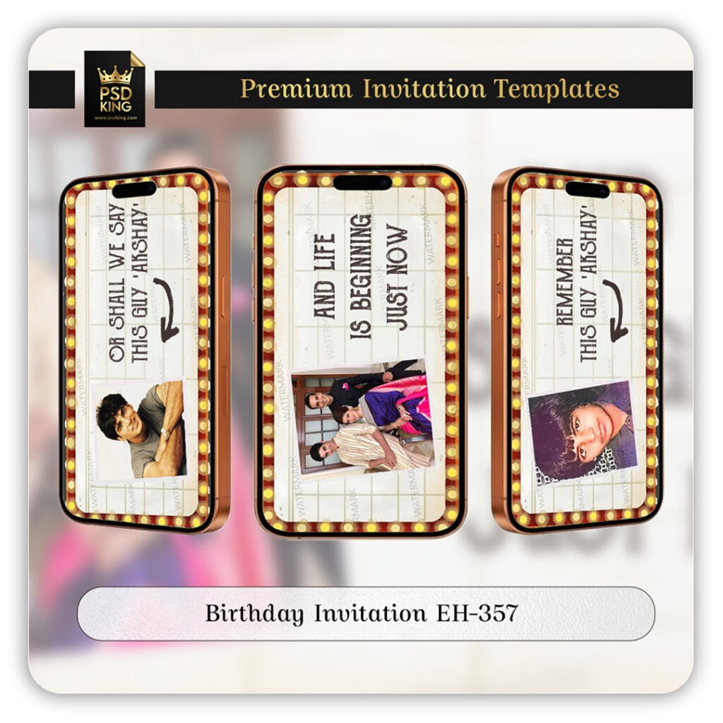 Birthday Invitation EH-357