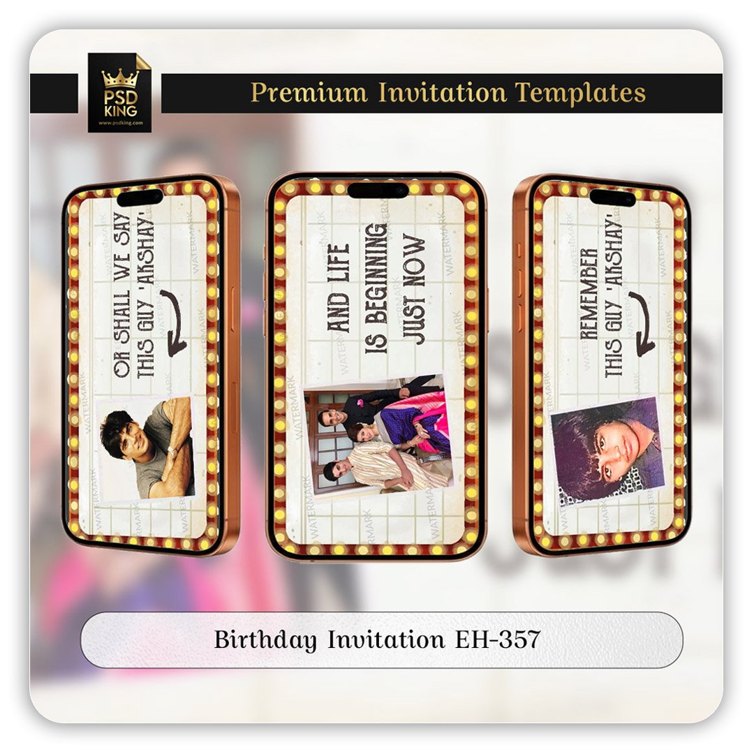 Birthday Invitation EH-357