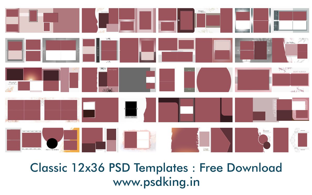 Classic 12x36 PSD Templates