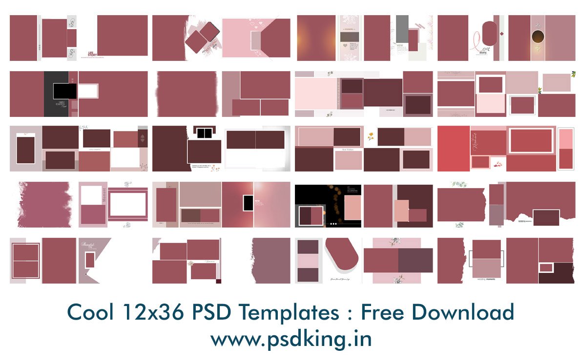 Cool 12x36 PSD Templates