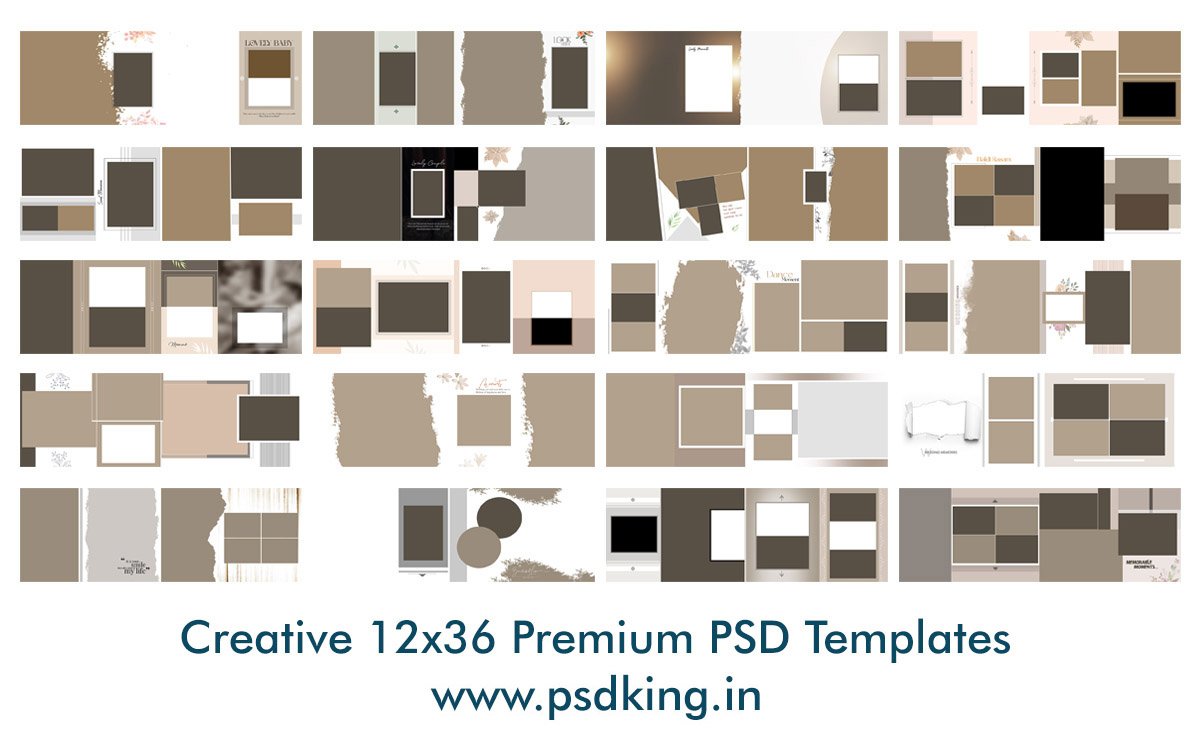 Creative 12x36 PSD Premium Templates