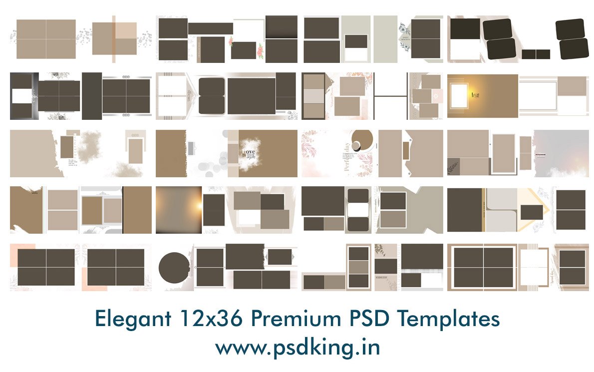 Elegant 12x36 Premium PSD Templates