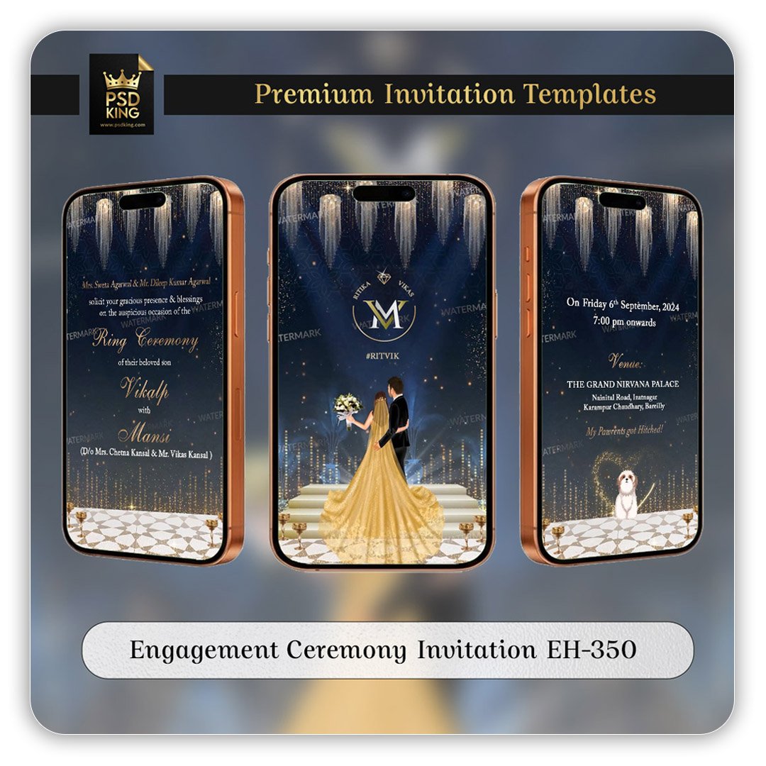 Engagement Ceremony Invitation EH-350