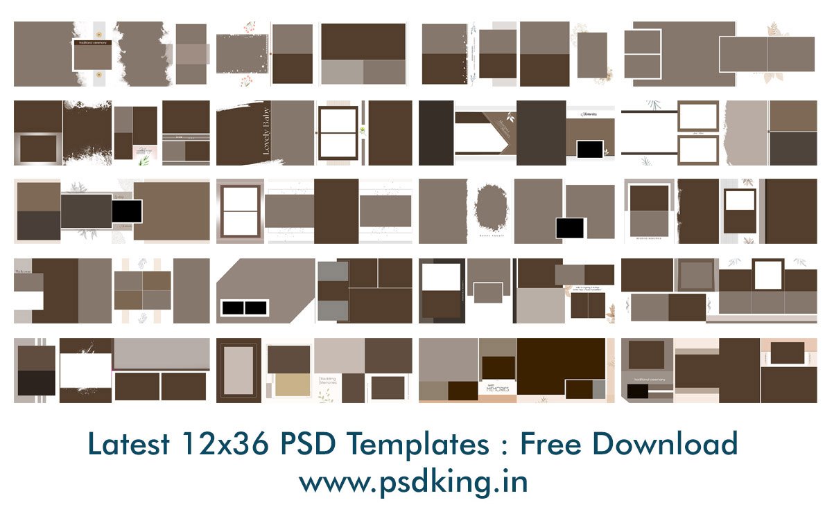 Latest 12x36 PSD Templates