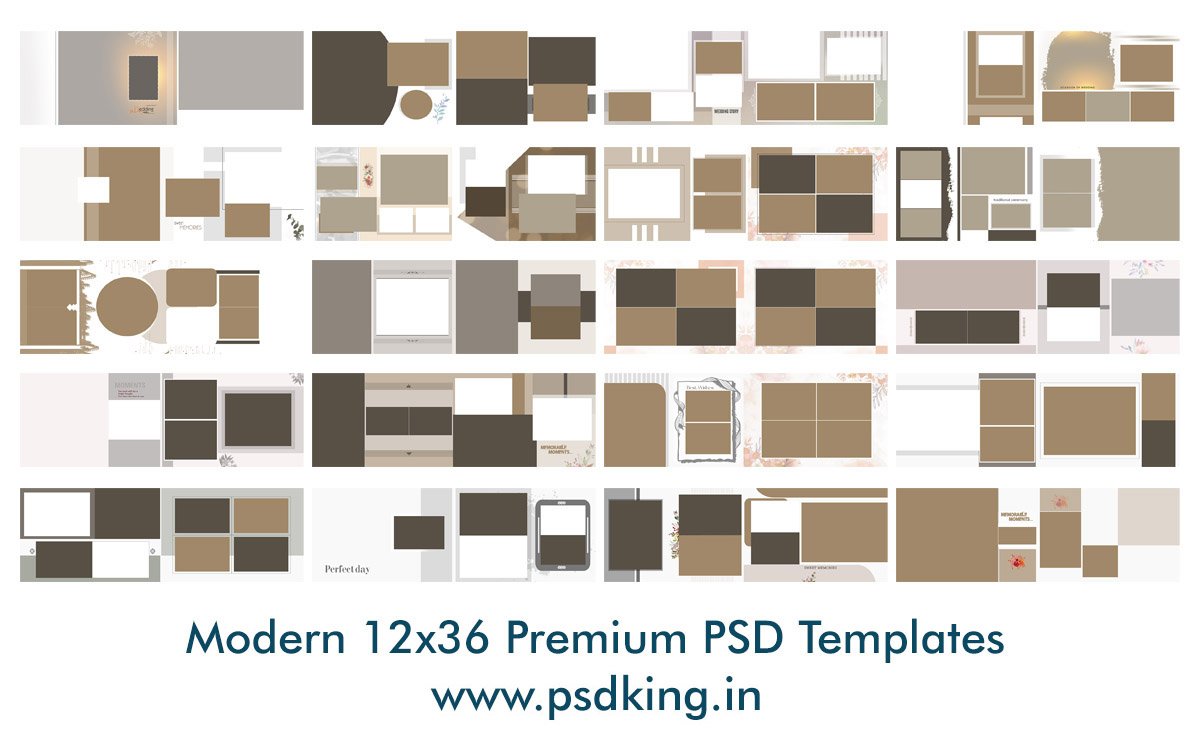 Modern 12x36 PSD Premium Templates