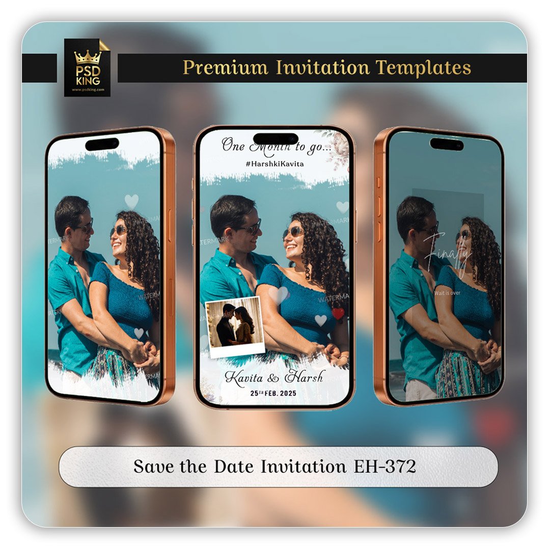 Save the Date Invitation EH-372