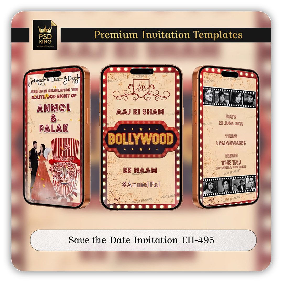 Save the Date Invitation EH-495