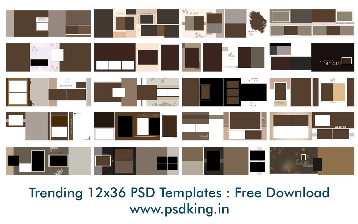 Trending 12x36 PSD Templates