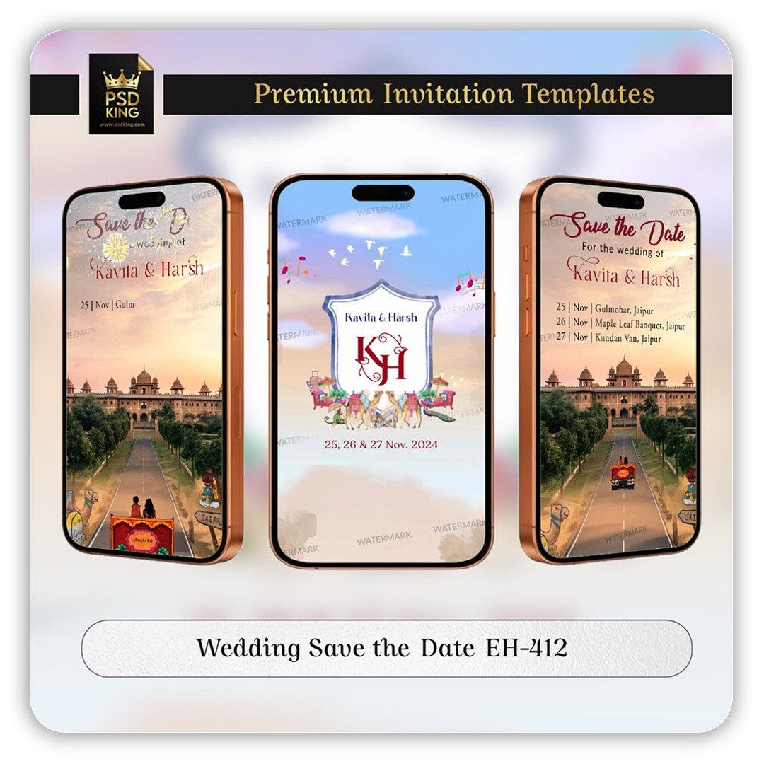 Wedding Save the Date EH-412