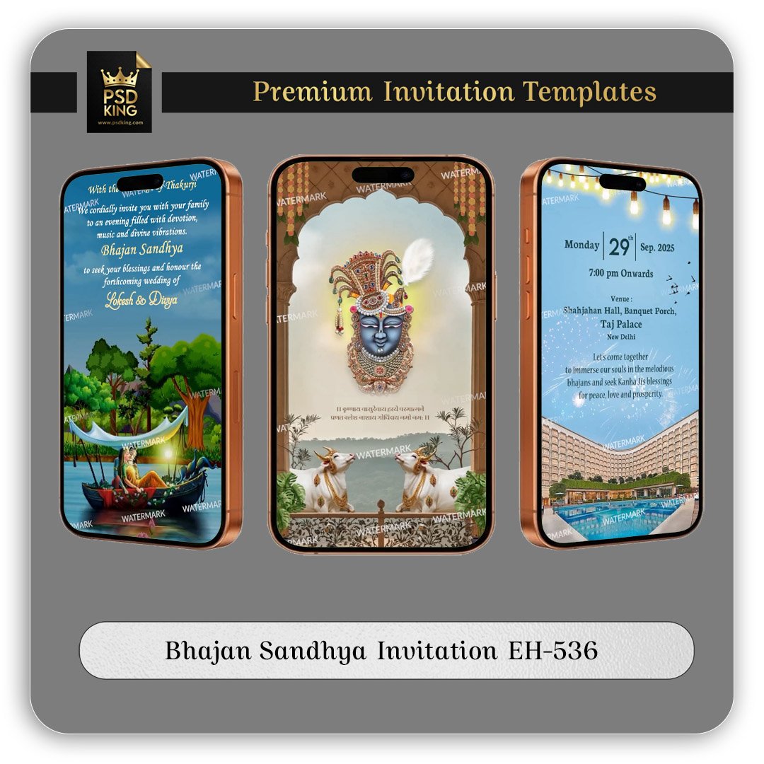 Bhajan Sandhya Invitation EH-536