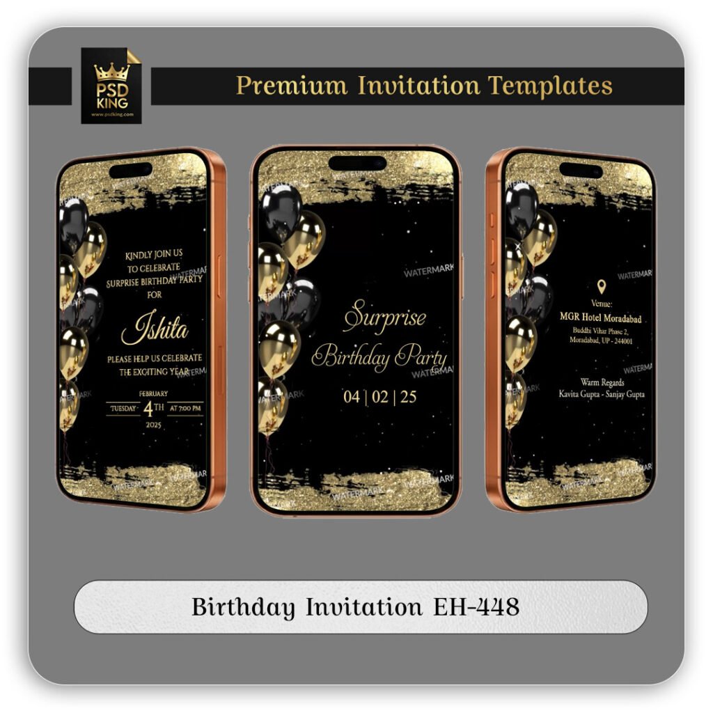 Birthday Invitation EH-448