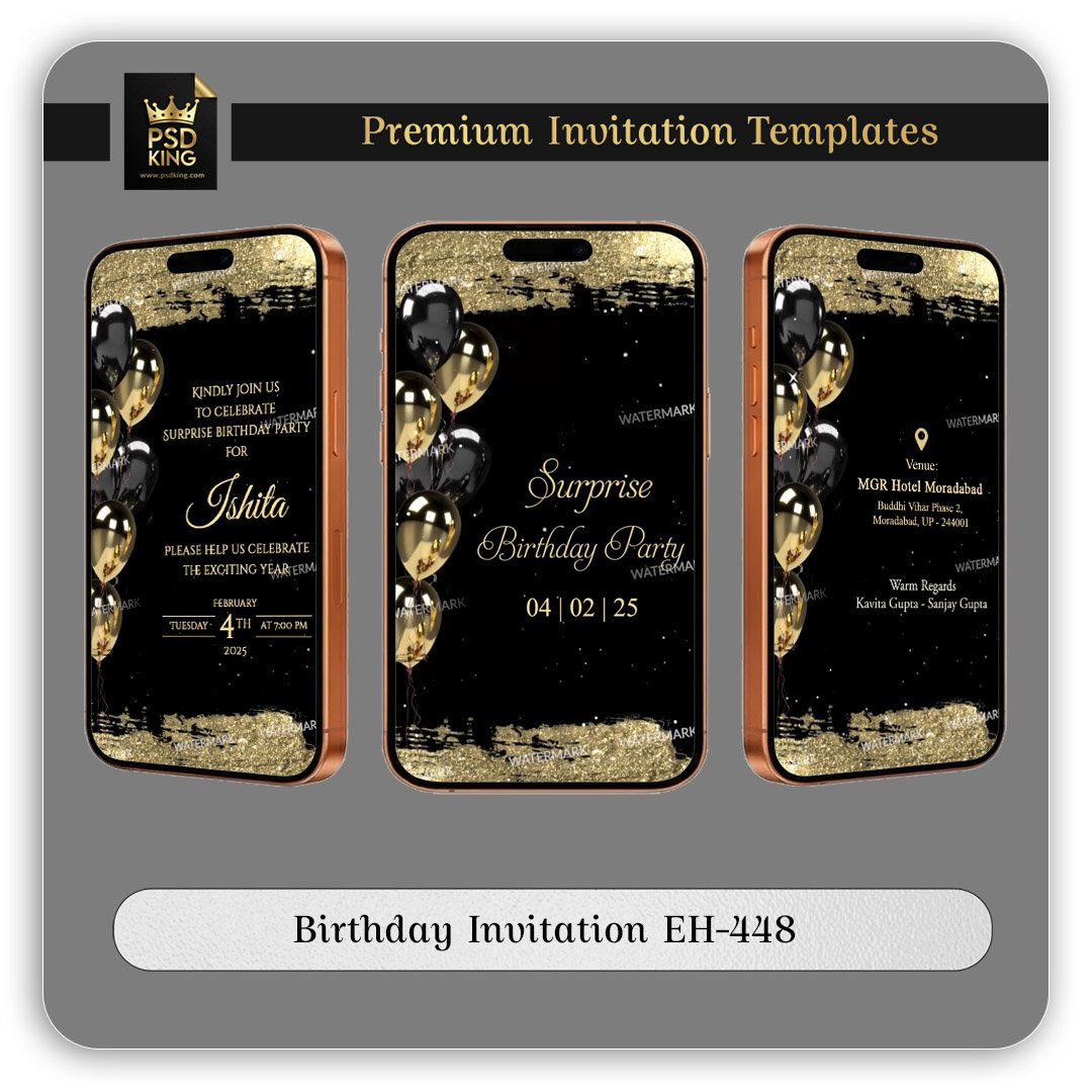 Birthday Invitation EH-448