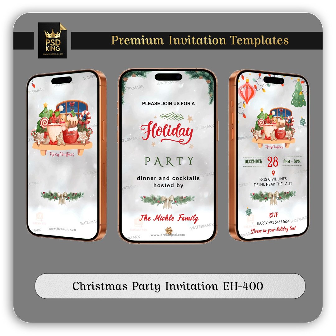 Christmas Party Invitation EH-400