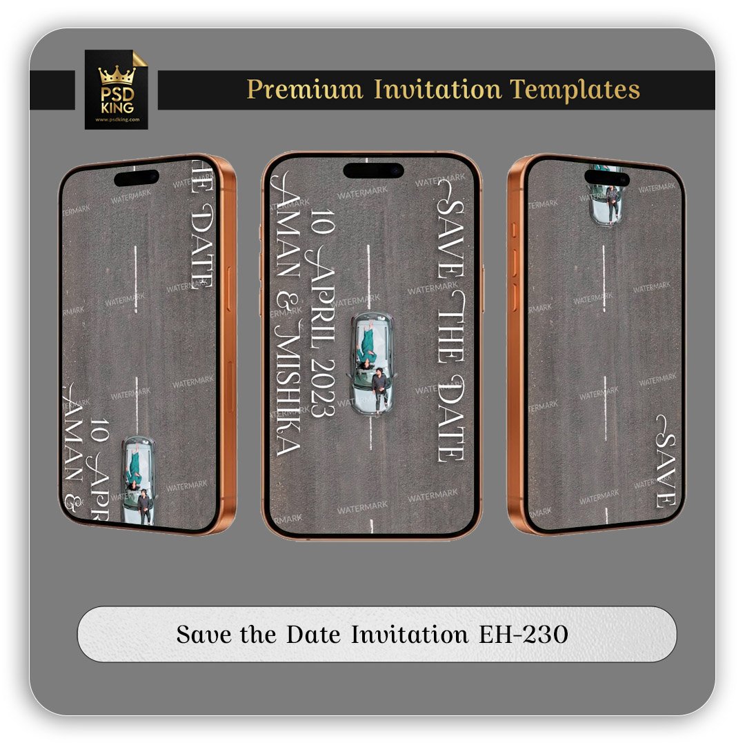 Save the Date Invitation EH-230