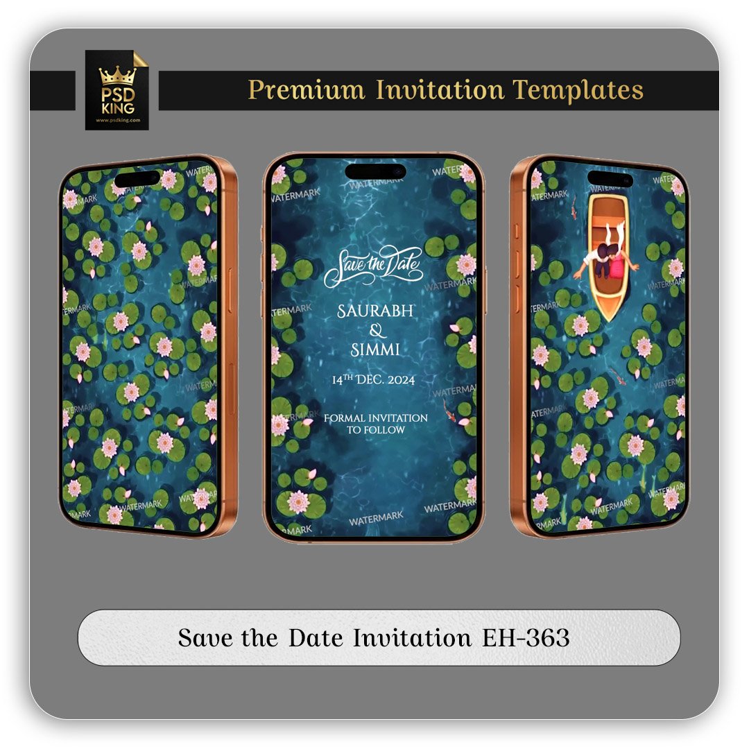 Save the Date Invitation EH-363