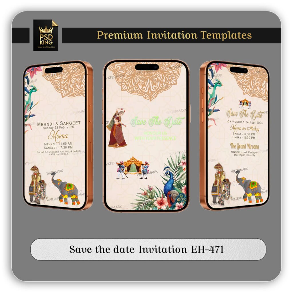 Save the date Invitation EH-471