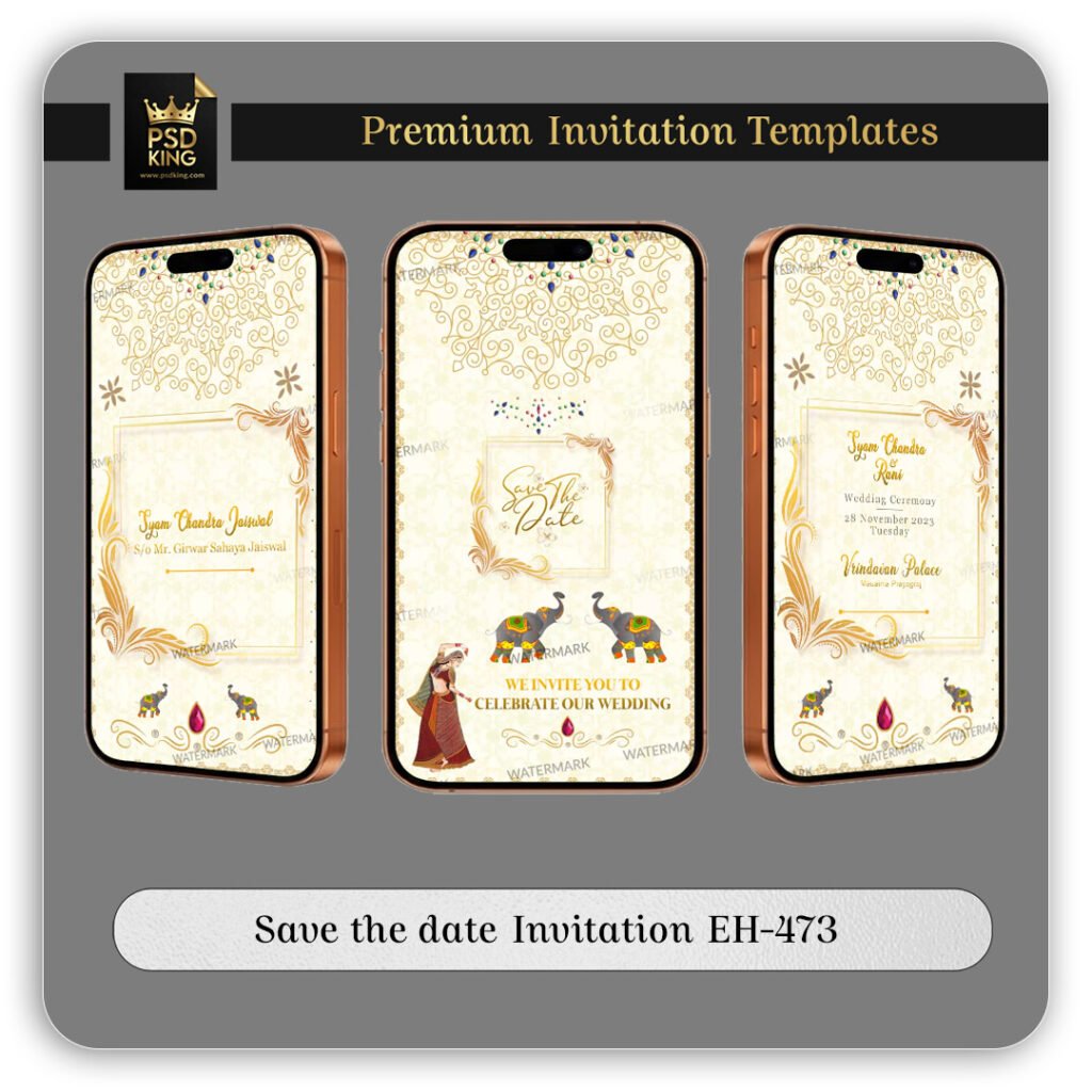 Save the date Invitation EH-473