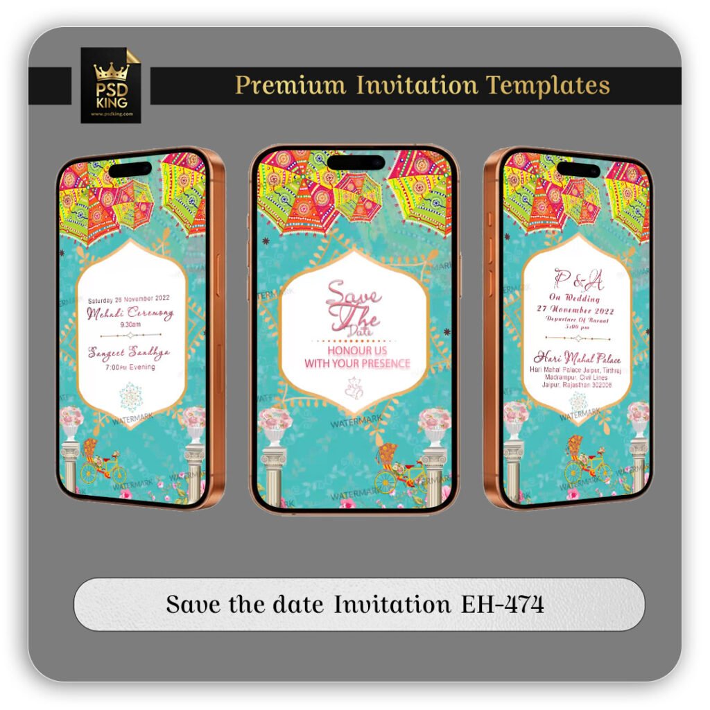 Save the date Invitation EH-474