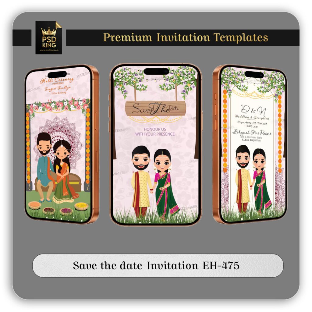 Save the date Invitation EH-475