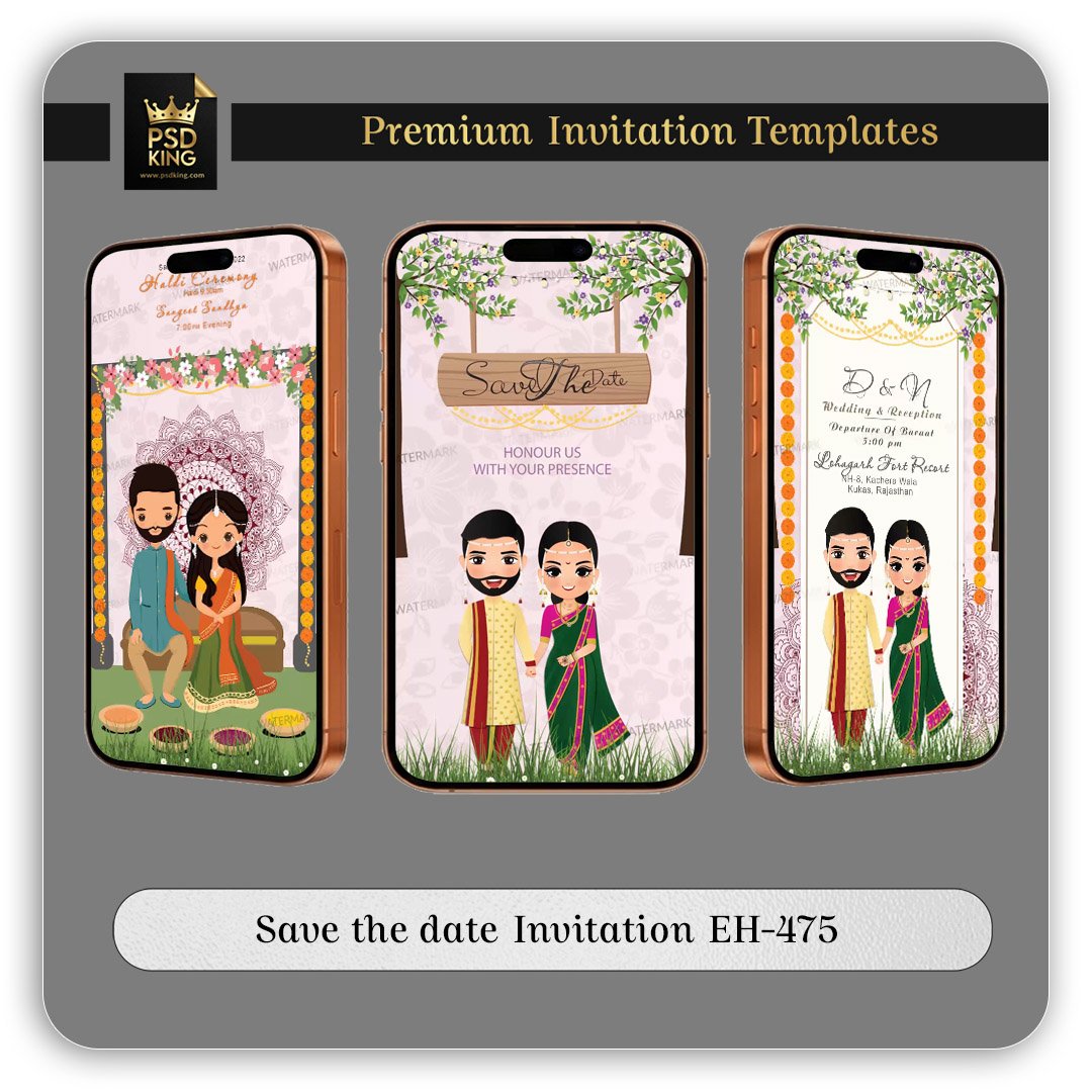 Save the date Invitation EH-475