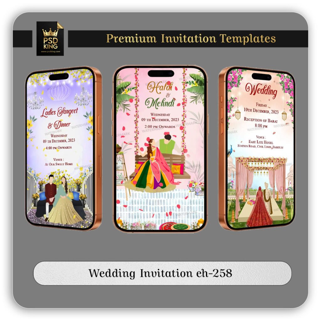 Wedding Invitation eh-258