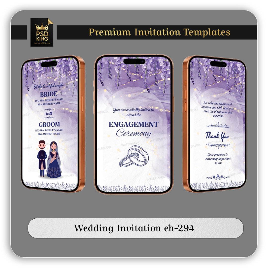 Wedding Invitation eh-294