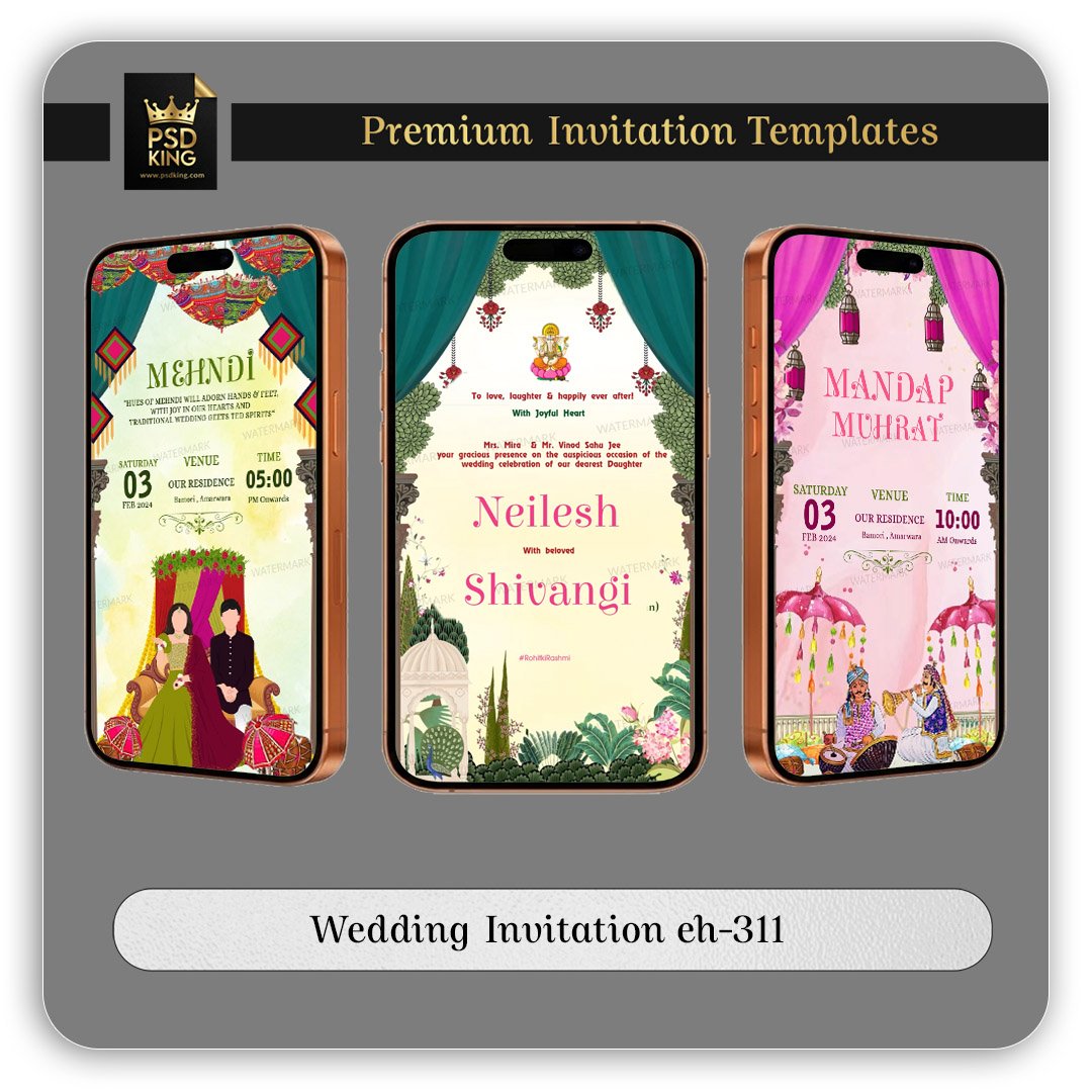 Wedding Invitation eh-311
